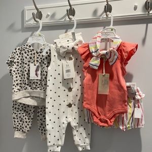 BRAND NEW 3-6 month old baby girl outfits!! Adorable!!